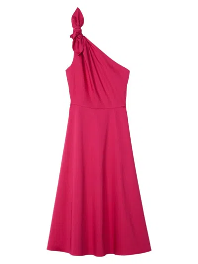 Kate Spade Women's Sabrina One Shoulder Midi Dress In Rose
