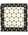 Kate Spade Women's Seasonless Dot Bandana Scarf In Black Cream