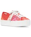 Kate Spade New York Serve Bandana Patchwork Platform Sneaker In Multi
