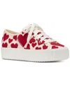 Kate Spade New York Serve Platform Sneaker In Red Multi