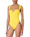 Kate Spade New York Underwire Shirred One Piece Swimsuit In Donovan