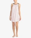 Kate Spade Women's Sleeveless Knit Modal Swing Chemise In Dot Pink