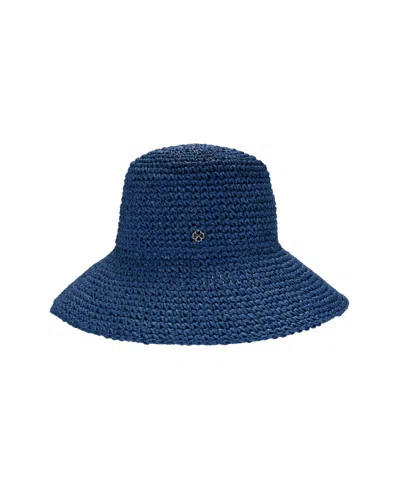 Kate Spade Women's Solid Crochet Crushable Cloche In French Navy