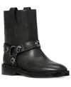 Kate Spade Women's Spade Flower Garden Suede Moto Boots In Black