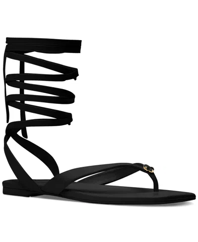 KATE SPADE WOMEN'S SPADE FLOWER GLADIATOR FLAT SANDALS