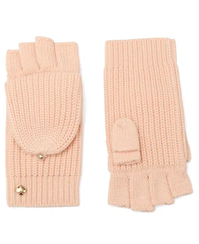 Kate Spade Women's Spade Pop Top Mittens Gloves In Pink