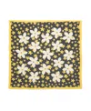 Kate Spade Women's Summer Blooms Large Square Scarf In Planetary Navy