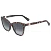 Kate Spade Cat-eye Sunglasses With Heart Motif In Brown