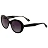 Kate Spade Grey Shaded Oval Ladies Sunglasses Avah/f/s 0807/9o 56 In Black