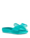 Kate Spade New York Tie The Knot Slide Sandal In Clean Green