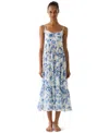 Kate Spade Women's Tiered Cover Up Swim Dress In Blue