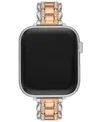 Kate Spade Women's Two-tone Stainless Steel Band For Apple Watch, 38,40,41,42,44,45,49mm In No Color