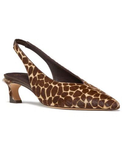 Kate Spade Women's Viv Slingback Pumps In Hot Fudge Giraffe