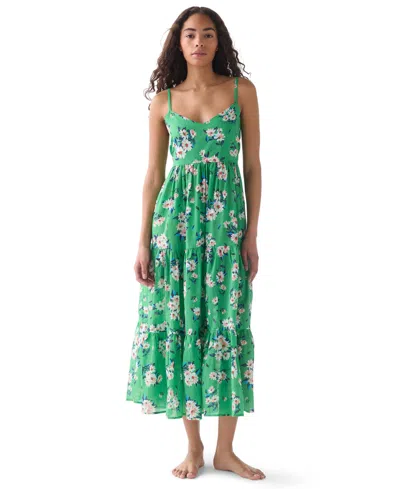 Kate Spade Women's V-neck Cover-up Dress In Green