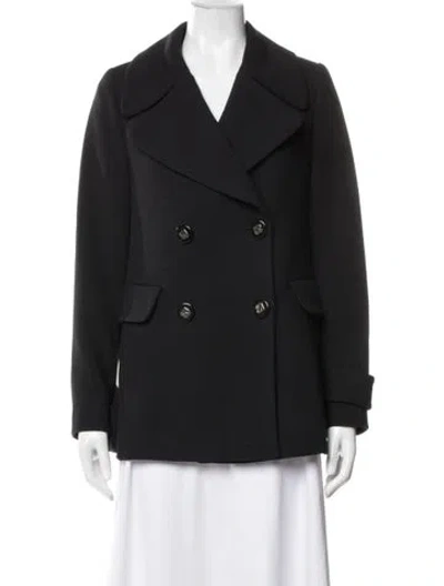 Pre-owned Kate Spade Wool Blazer In Black