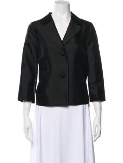 Pre-owned Kate Spade Wool Blazer In Green