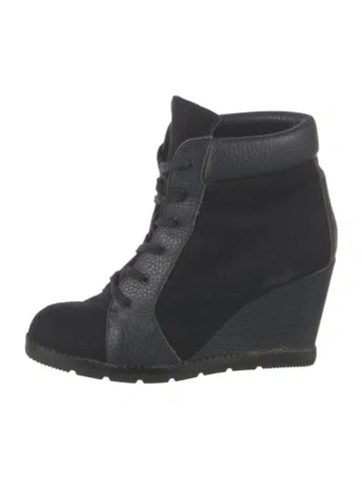 Pre-owned Kate Spade Wool Boots In Blue