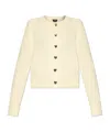 Kate Spade Wool Cardigan In Nude
