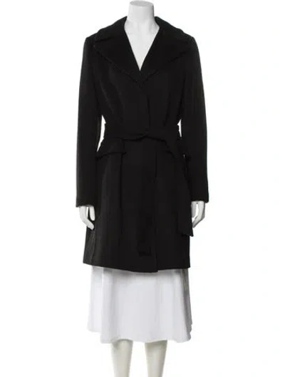 Pre-owned Kate Spade Wool Coat In Black