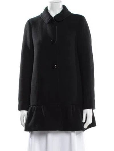 Pre-owned Kate Spade Wool Coat In Gray