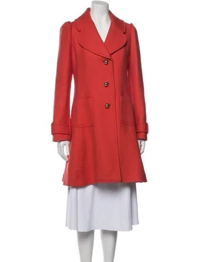 Pre-owned Kate Spade Wool Coat In Multi