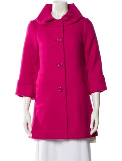 Pre-owned Kate Spade Wool Coat In Pink