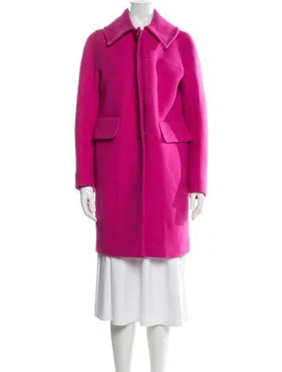 Pre-owned Kate Spade Wool Coat In Pink