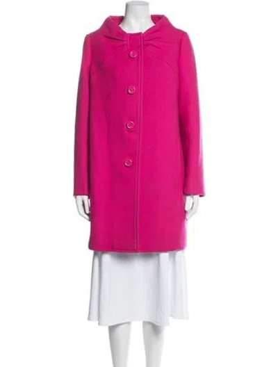 Pre-owned Kate Spade Wool Coat In Pink