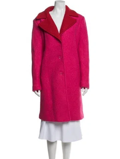 Pre-owned Kate Spade Wool Coat In Red