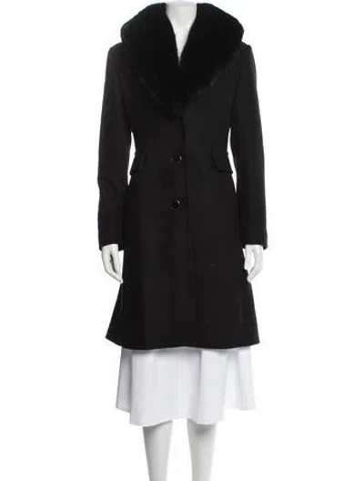 Pre-owned Kate Spade Wool Coat W/ Tags In Gray