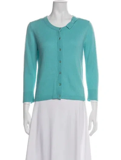 Pre-owned Kate Spade Wool Crew Neck Sweater In Multi