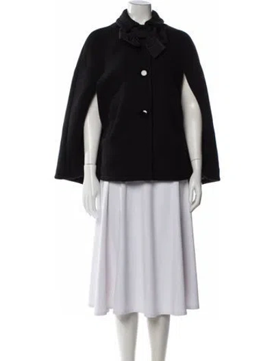 Pre-owned Kate Spade Wool Jacket In Black