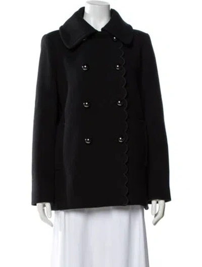 Pre-owned Kate Spade Wool Jacket In Black