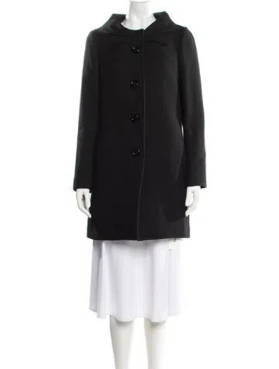 Pre-owned Kate Spade Wool Jacket In Black