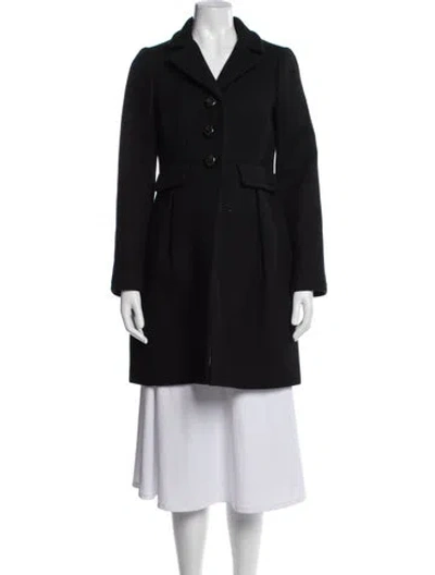 Pre-owned Kate Spade Wool Jacket In Black