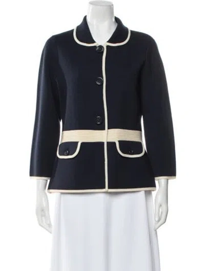 Pre-owned Kate Spade Wool Jacket In Multi