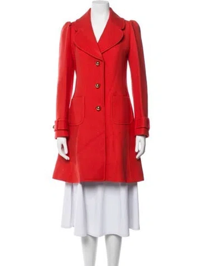 Pre-owned Kate Spade Wool Jacket W/ Tags In Red