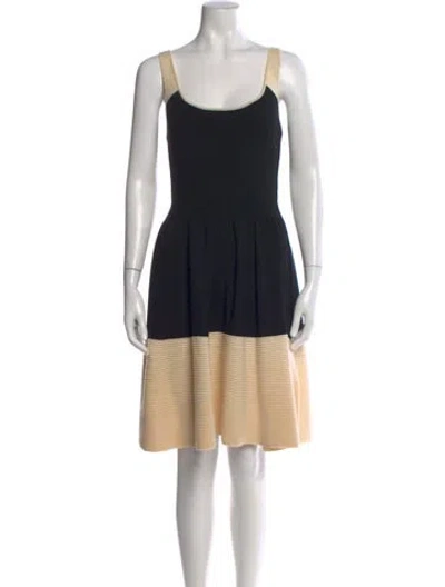 Pre-owned Kate Spade Wool Knee-length Dress In Black