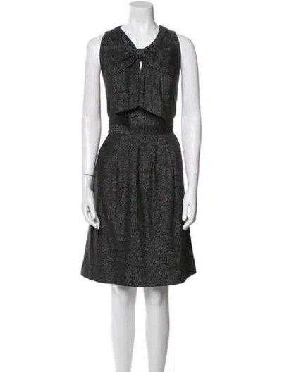 Pre-owned Kate Spade Wool Knee-length Dress In Multi