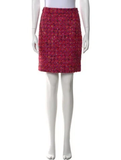 Pre-owned Kate Spade Wool Knee-length Skirt In Red