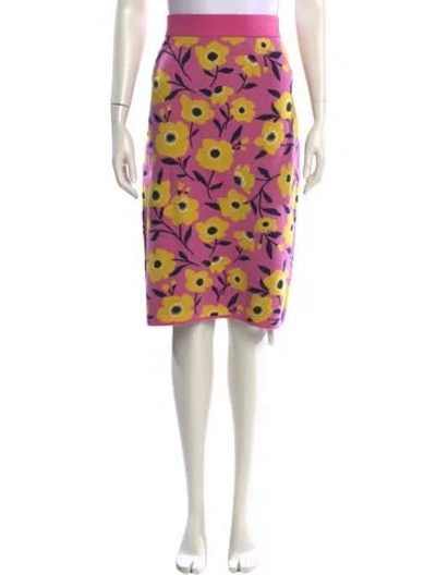 Pre-owned Kate Spade Wool Knee-length Skirt W/ Tags In Pink
