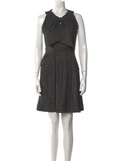 Pre-owned Kate Spade Wool Mini Dress In Multi