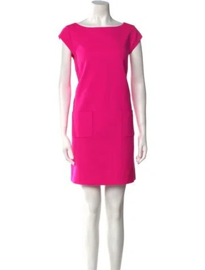 Pre-owned Kate Spade Wool Mini Dress In Pink