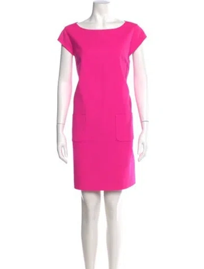 Pre-owned Kate Spade Wool Mini Dress In Pink