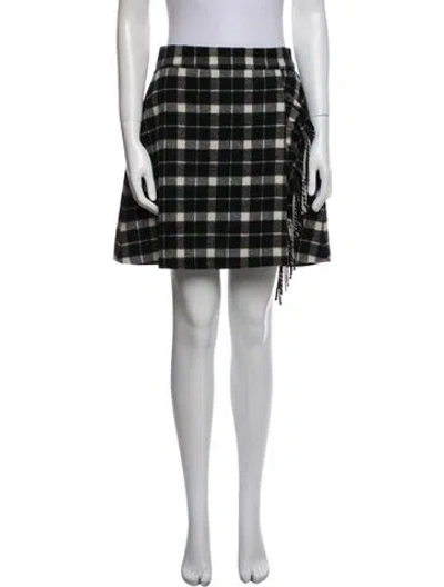 Pre-owned Kate Spade Wool Mini Skirt In Blue