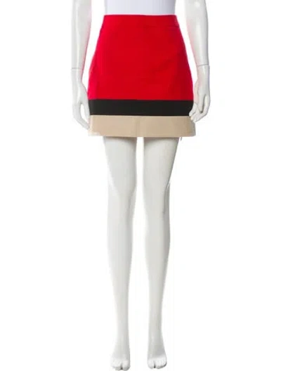 Pre-owned Kate Spade Wool Mini Skirt In Multi