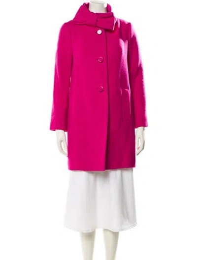 Pre-owned Kate Spade Wool Peacoat In Pink