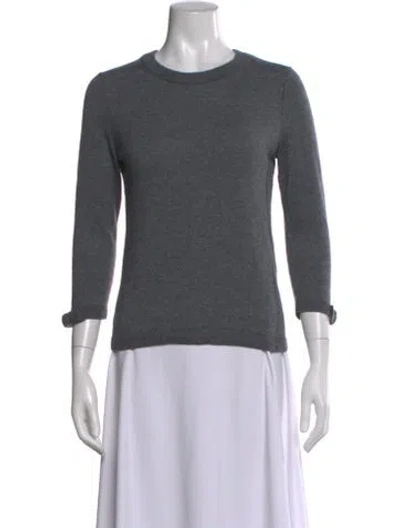 Pre-owned Kate Spade Wool Striped Sweater In Blue