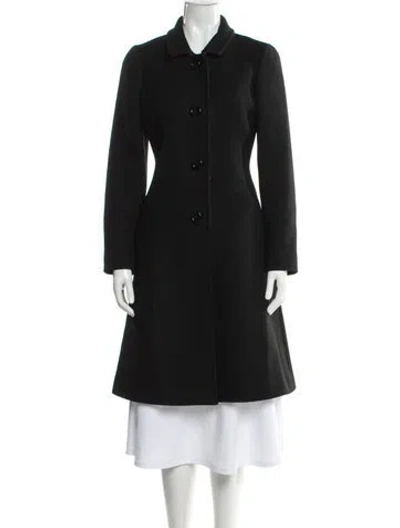 Pre-owned Kate Spade Wool Trench Coat In Multi