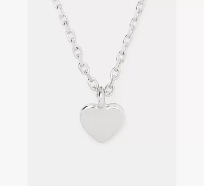 Kate Spade New York Heart Pendant Necklace In Silver